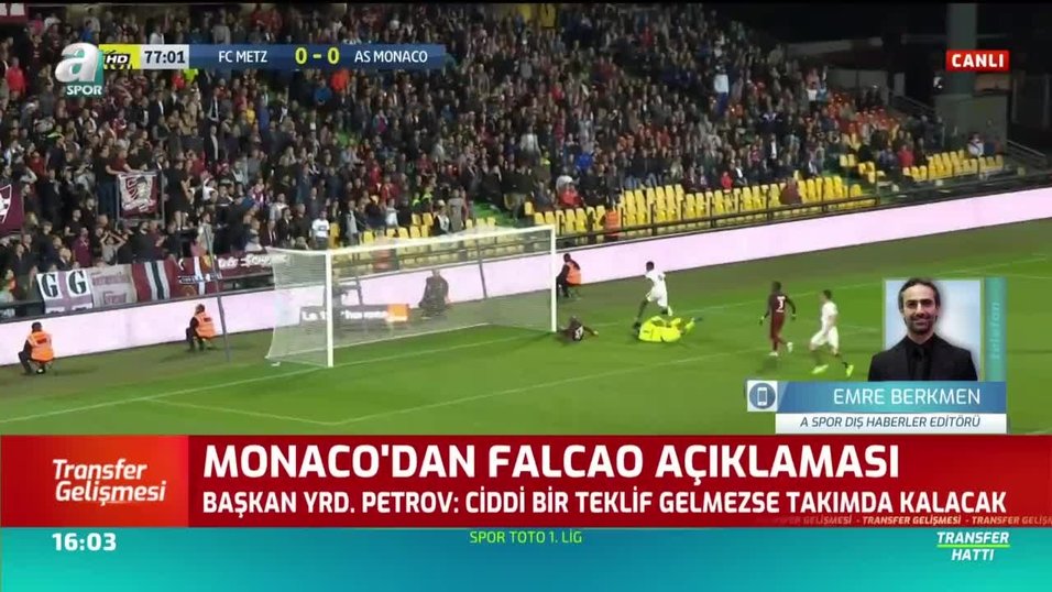 Monaco Dan Falcao Aciklamasi Videosunu Izle Fotomac Tv