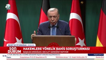 Başkan Recep Tayyip Erdoğan'dan bahis soruşturmasıyla ilgili ilk açıklama!
