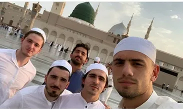 Abdülkadir Ömür ve Merih Demiral Medine'de
