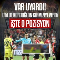 Maçta kırmızı kart kararı! İşte o pozisyon