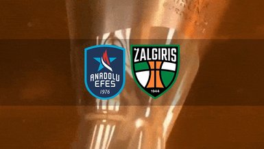 Zalgiris - Anadolu Efes maçı ne zaman, saat kaçta ve hangi kanalda canlı yayınlanacak? | THY Euroleague