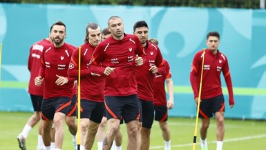 Türk Milli Takımı İtalya maçı öncesi taktik çalıştı