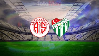 Antalyaspor-Bursaspor CANLI | Hesap.com Antalyaspor-Bursaspor maçı ne zaman, saat kaçta ve hangi kanalda?