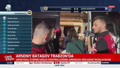 >Batagov Trabzon'a geldi!