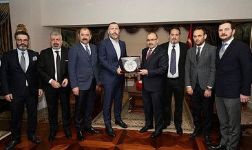 Trabzonspor Yönetim Kurulu'dan Vali Ustaoğlu ve Emniyet Müdürü Çevik’e ziyaret