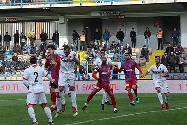 Karabükspor-Gençlerbirliği maçından kareler 20 Ocak 2018