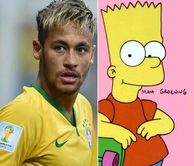 Dünya Kupası yıldızları Simpson’lara benzetildi