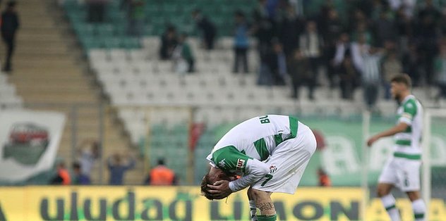 Bursaspor bu sezon sahasında ilk kez puan kaybetti