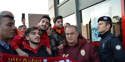 Galatasaray kafilesi Gaziantep'e geldi