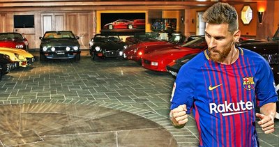 Messi'nin garajını hiç merak ettiniz mi?