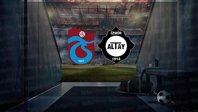 TRABZONSPOR - ALTAY MAÇI CANLI İZLE | Trabzonspor - Altay maçı saat kaçta, hangi kanalda? Maçın muhtemel 11'leri...